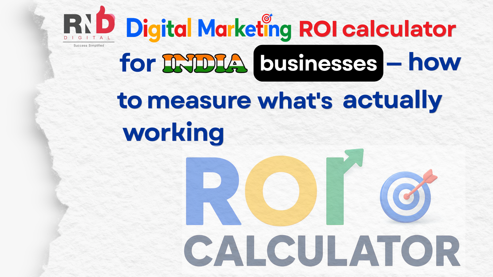 digital marketing roi calculator for indian businesses